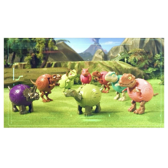 Lot Of Sbabam Dino Transbot 3D Dinosaur Egg Collection Legend Of